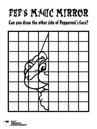 Pep's Magic Mirror activity page